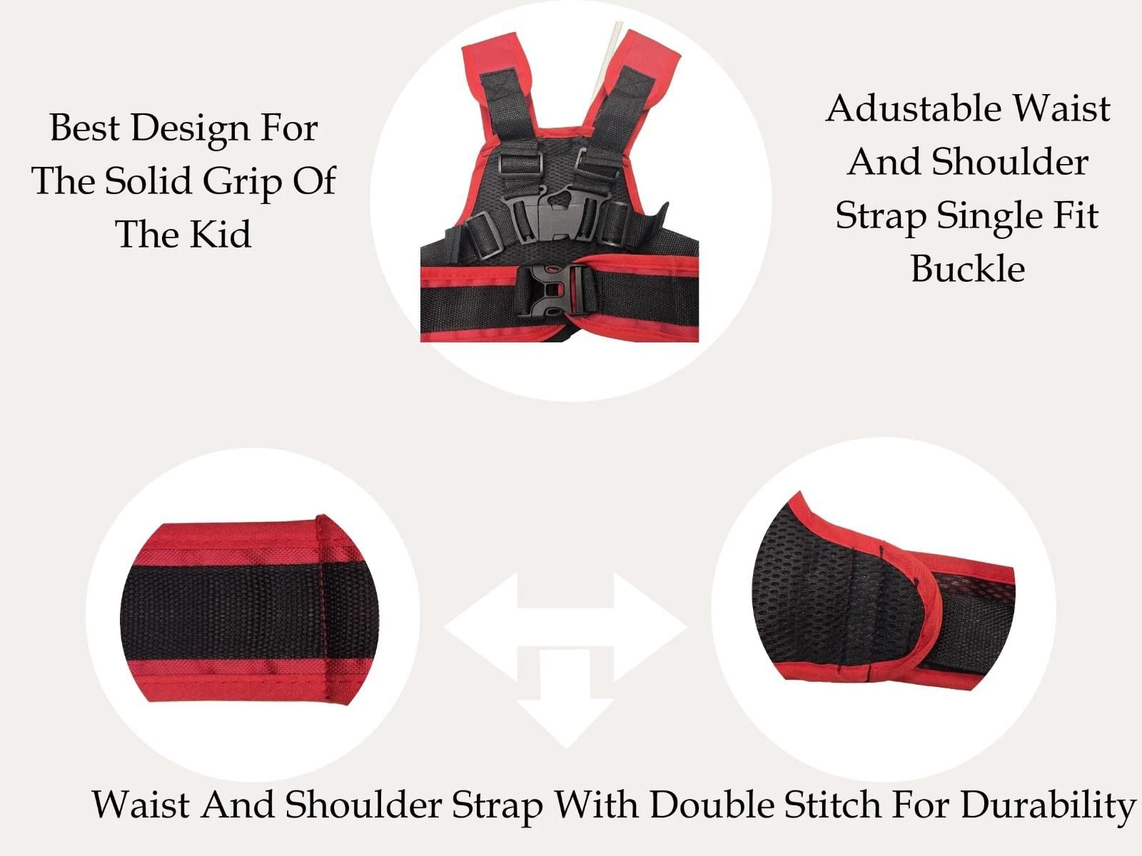 PrgCart Motorcycle Safety Harness – Secure Child Riding Belt for Bikes and ATVs