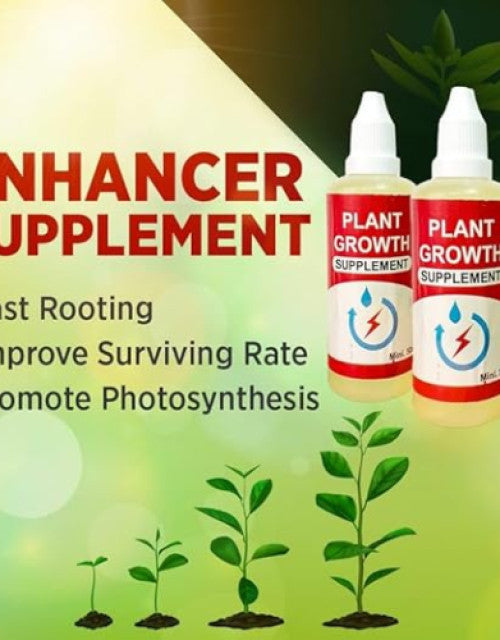Dropdash plant growth supplement pack featuring two bottles for enhanced rooting and improved plant health