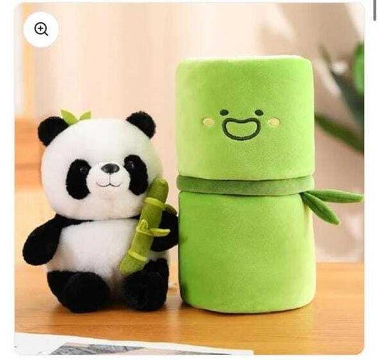 Panda Plush with Bamboo Soft Toy - P&R Group