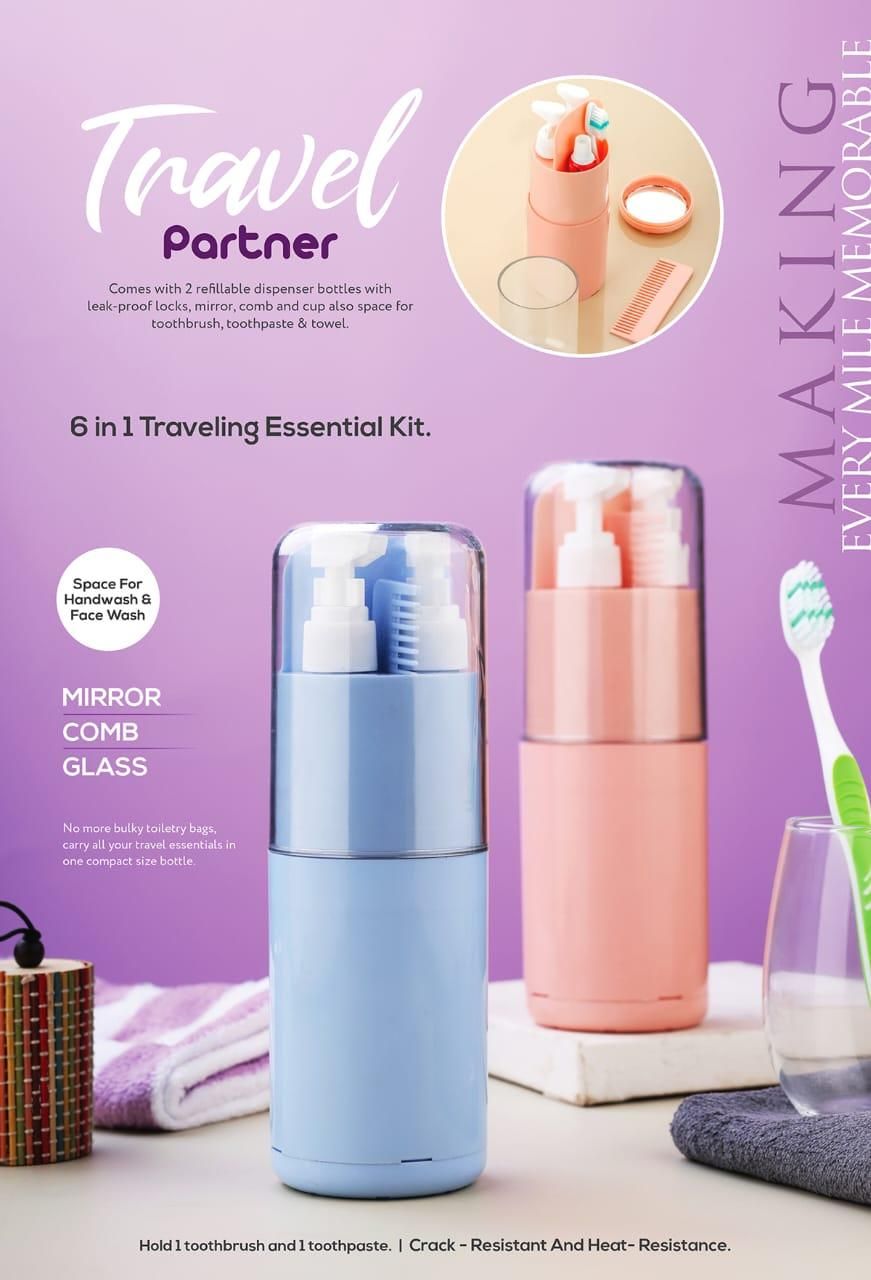 PrgCart Portable Travel Toothbrush Holder – Compact, Stylish, and Hygienic Storage Solution for Oral Care