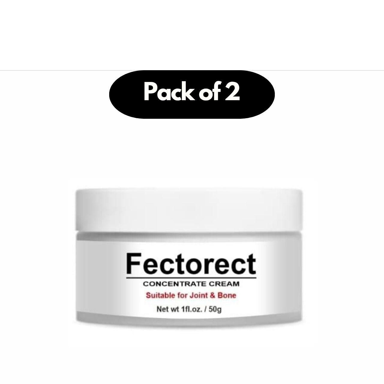 PrgCart Fectorect Concentrate Cream 50 gm Pack of 2 – Intensive Skin Repair & Hydration