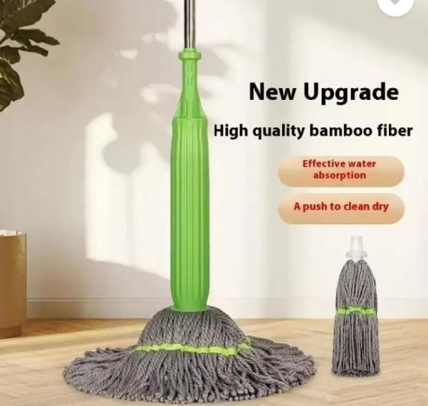 PrgCart Self-Twisting Water Rotating Mop – 360° Spin, Hands-Free Cleaning Mop for Home & Kitchen Floors