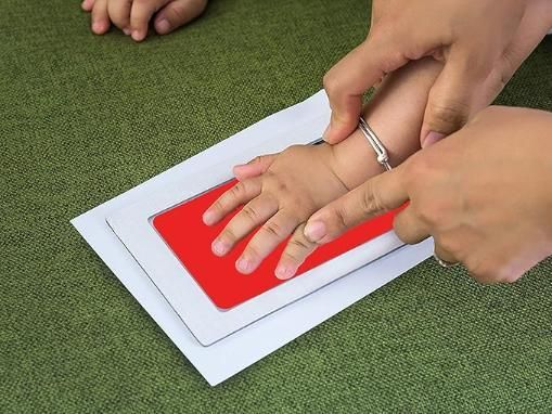 PrgCart Baby Handprint and Footprint Ink Pad Kit – Create Lasting Keepsake Memories