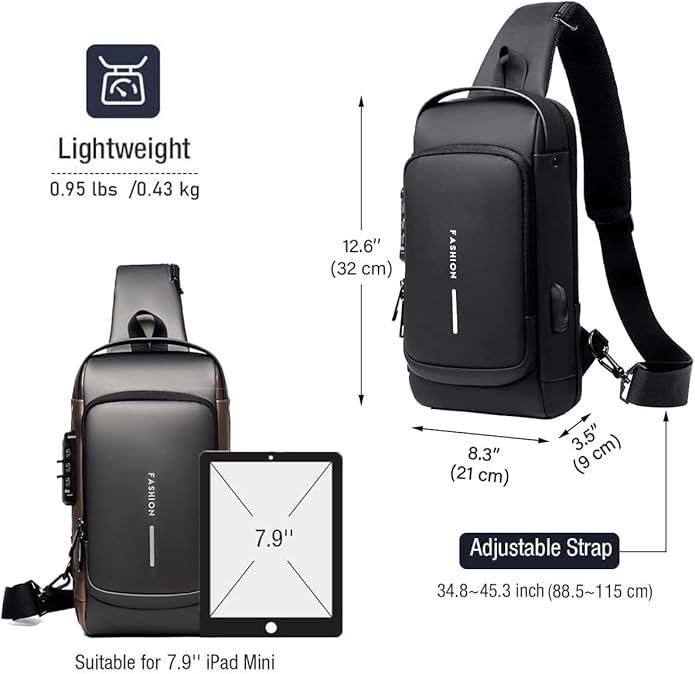 PrgCart Sling Bag – Stylish & Durable Crossbody Shoulder Bag for Men & Women