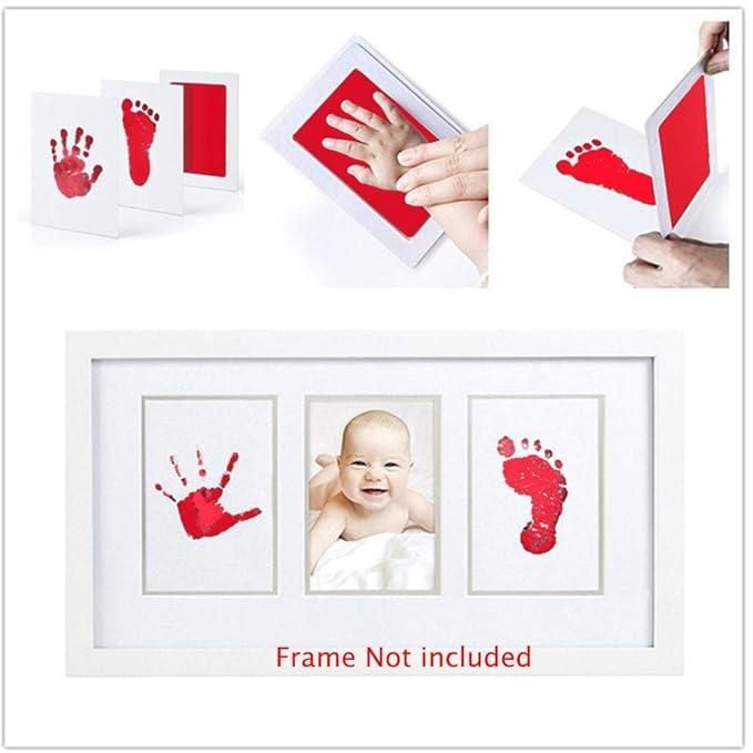 PrgCart Baby Handprint and Footprint Ink Pad Kit – Create Lasting Keepsake Memories