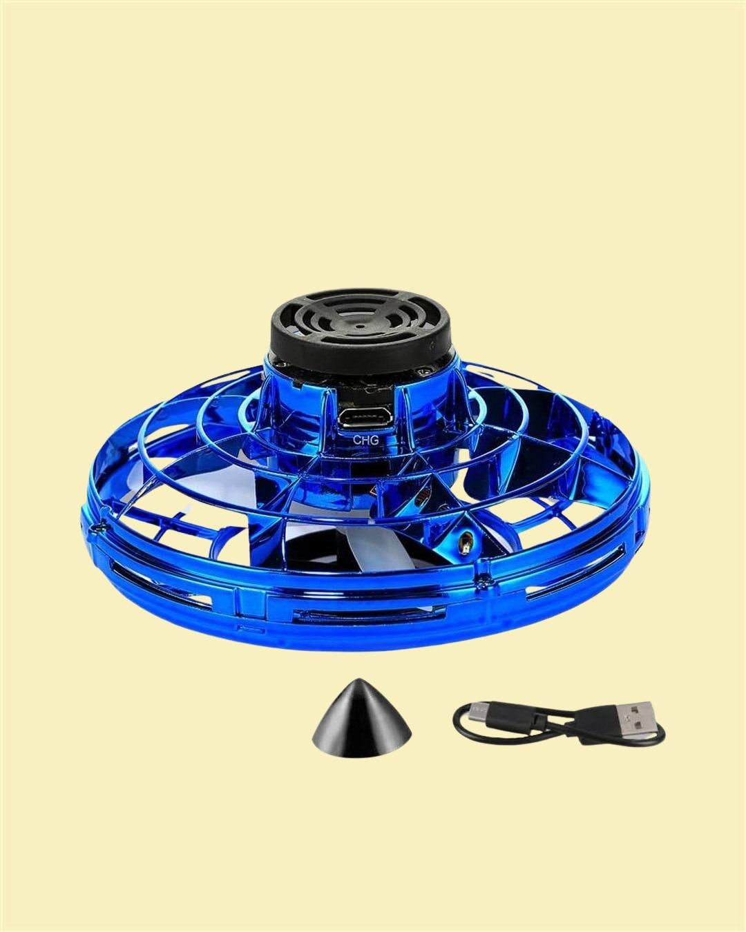PrgCart Magic Flying Orb Spinner – Dynamic RGB Light-up Outdoor Toy