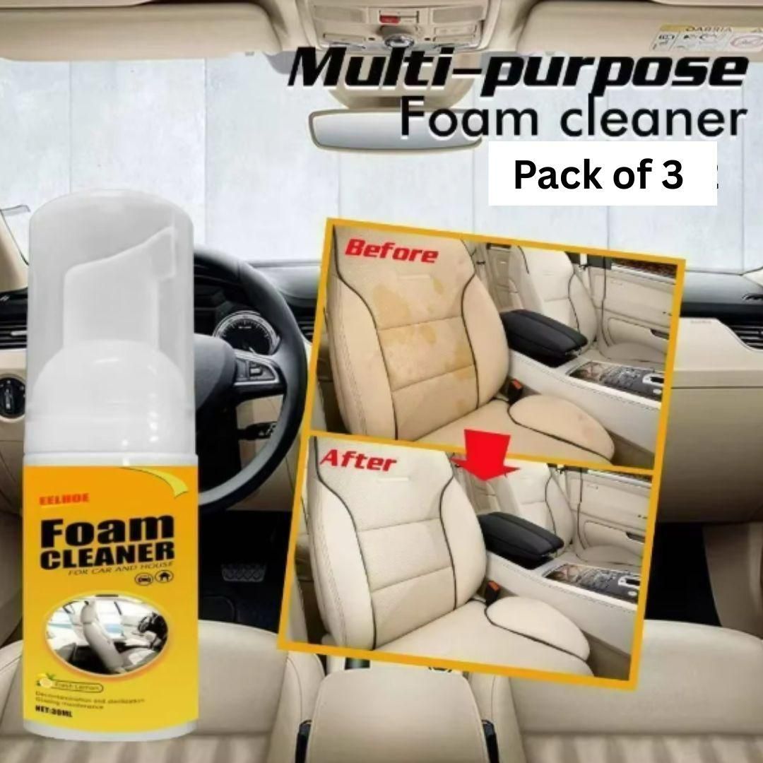 PrgCart Car Cleaner Foam Wax Shampoo 100ML – Pack of 3 | Deep Clean & Shine for Cars