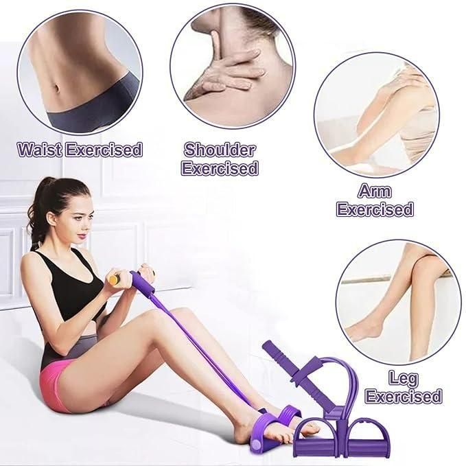 PrgCart Yoga Pedal Puller Resistance Band – Full-Body Home Workout Equipment for Strength & Flexibility