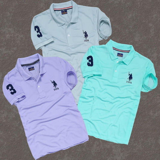 Polo Matty Tshirts For Men (Pack Of 3) - P&R Group