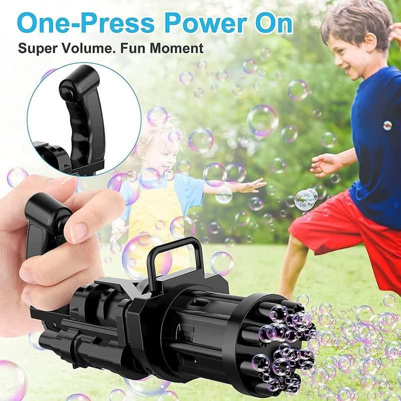 PrgCart Kids Bubble Gun – Fun-Filled Automatic Bubble Blower for Outdoor Play