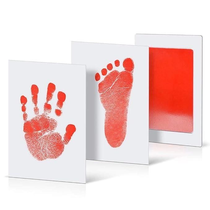 PrgCart Baby Handprint and Footprint Ink Pad Kit – Create Lasting Keepsake Memories