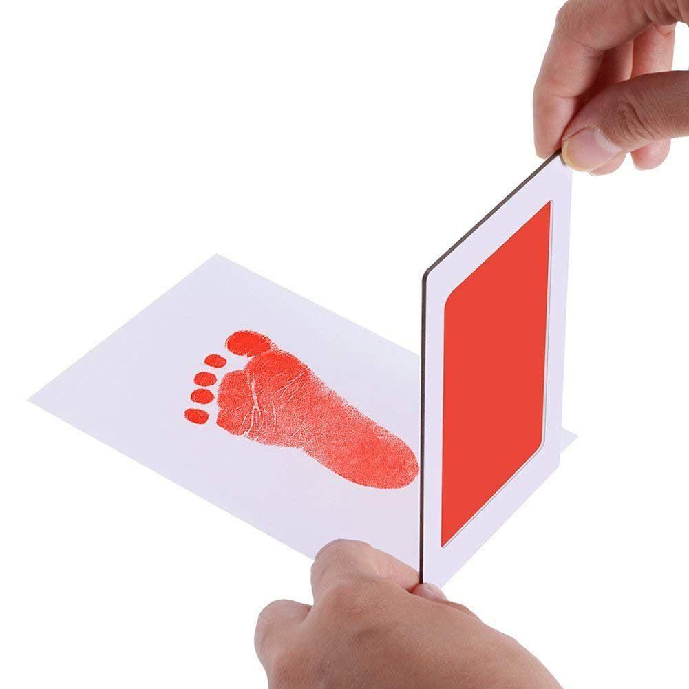 PrgCart Baby Handprint and Footprint Ink Pad Kit – Create Lasting Keepsake Memories
