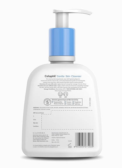 Cetaphil Gentle Skin Cleanser with Pump for Daily Use, Buy Cetaphil products online India
