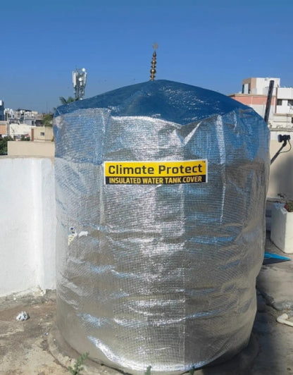 Dropdash heat proof water tank cover insulating rooftop water tank from heat