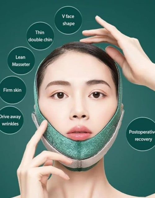 Dropdash face slimming belt for double chin, designed to enhance V face shape and firm skin