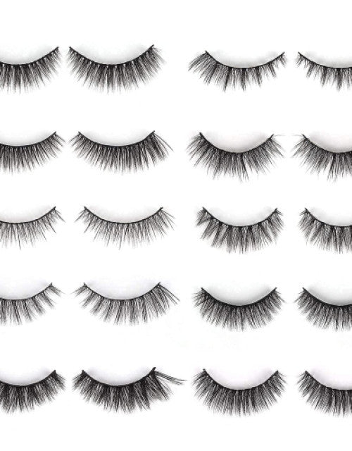 Dropdash magnetic eyelashes pack featuring 15 different styles for versatile beauty looks